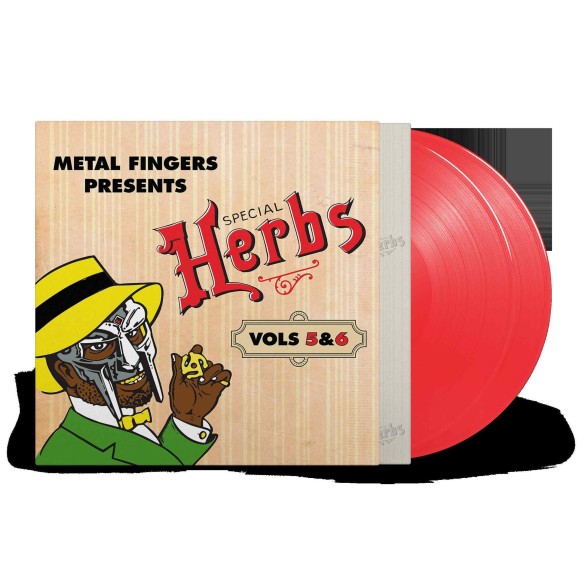 MF Doom: Metal Fingers Presents: Special Herbs Vol. 5 & 6 (Limited Indie Edition - Apple Red Vinyl) - Plak Foto #2