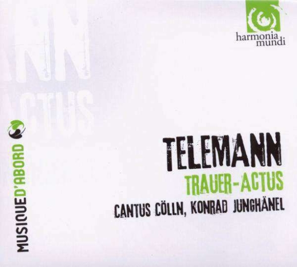 Cantus Cölln, Konrad Junghänel: Telemann: Trauer-Actus - CD Foto #1