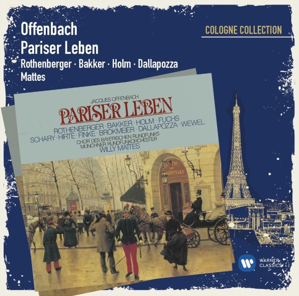Anneliese Rothenberger, Marco Bakker, Adolf Dallapozza, Willi Brokmeier, Münchner Rundfunkorchester, Willy Mattes: Offenbach: Pariser Leben - CD Foto #1