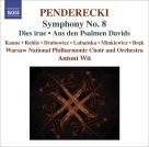 Warsaw Philharmonic Orchestra, Antoni Wit: Penderecki: Symphony No. 8 - Dies irae - Aus den Psalmen Davids - CD Foto #1