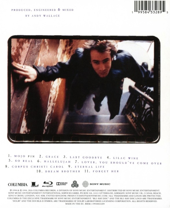 Jeff Buckley: Grace (Dolby Atmos) (Steven Wilson Mix) - BluRay Audio Foto #2