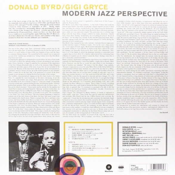 Donald Byrd, Gigi Gryce: Modern Jazz Perspective - Plak Foto #2