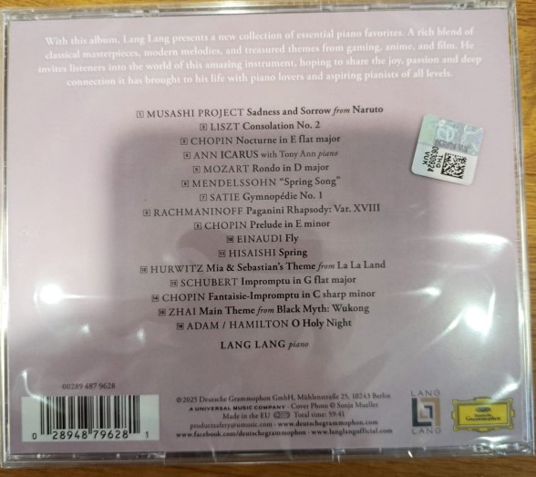 Lang Lang: Piano Book 2 - CD Foto #2