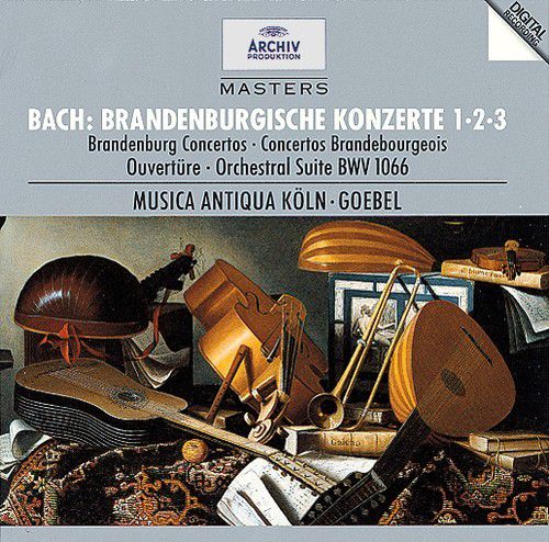 Musica Antiqua Köln, Reinhard Goebel: Bach, J.S.: Brandenburg Concertos Nos. 1 - 3 - CD Foto #1