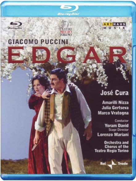José Cura, Amarilli Nizza, Julia Gertseva, Carlo Cigni, Marco Vratogna, Orchestra del Teatro Regio Torino, Coro del Teatro Regio Torino, Yoram David, Lorenzo Mariani: Puccini: Edgar - BluRay Foto #1