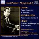Grieg / Saint-Saens: Piano Concertos / Liszt: Hungarian Fantasy (Moiseiwitsch, Vol. 5) (1939-1947) - CD Foto #1