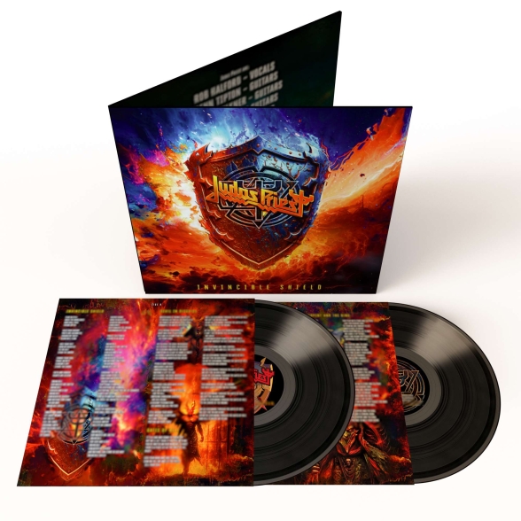 Judas Priest: Invincible Shield (Limited Edition Alternate Cover Artwork - Black Vinyl) - Plak Foto #1