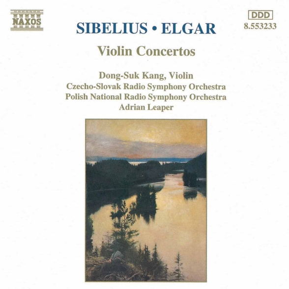 Dong-Suk Kang, Adrian Leaper: Sibelius & Elgar: Violin Concertos - CD Foto #1