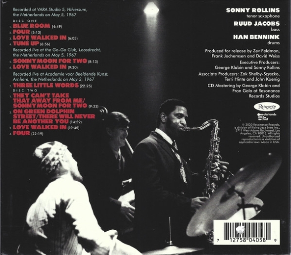 Sonny Rollins: Rollins In Holland - CD Foto #2