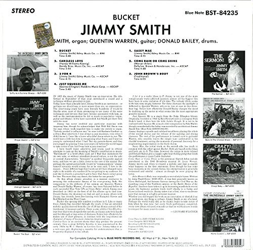 Jimmy Smith: Bucket - Plak Foto #2
