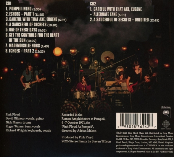 Pink Floyd At Pompeii MCMLXXII - CD Foto #2