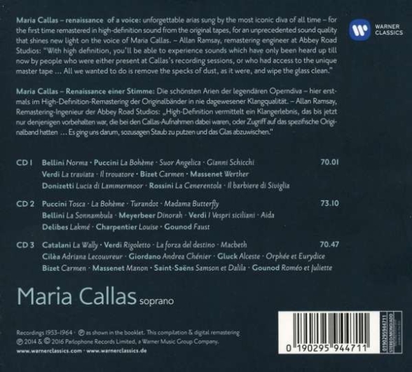 Maria Callas: The New Sound of Maria Callas - CD Foto #2