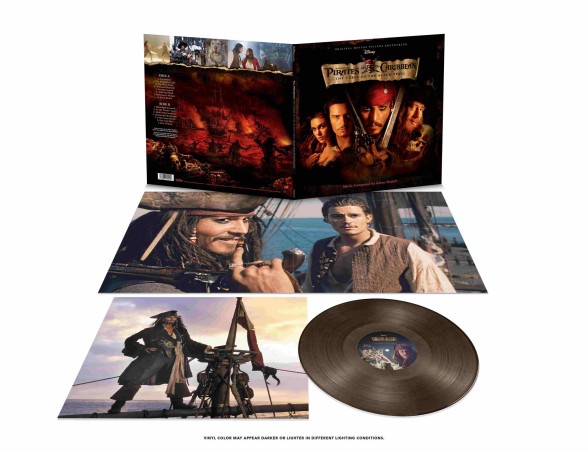 Klaus Badelt: Pirates Of The Caribbean: The Curse Of The Black Pearl (Black Ice Vinyl) - Plak Foto #1