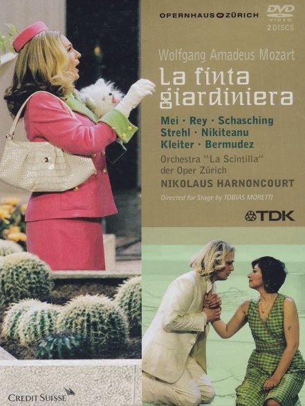 Eva Mei, Isabel Rey, Nikolaus Harnoncourt, Tobias Moretti, Orchester der Oper Zürich: Mozart: La Finta Giardiniera - DVD Foto #1