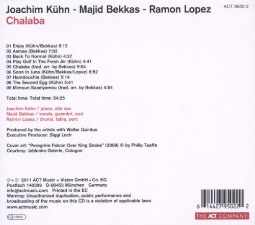 Joachim Kühn, Majid Bekkas, Ramon Lopez: Chalaba - CD Foto #2