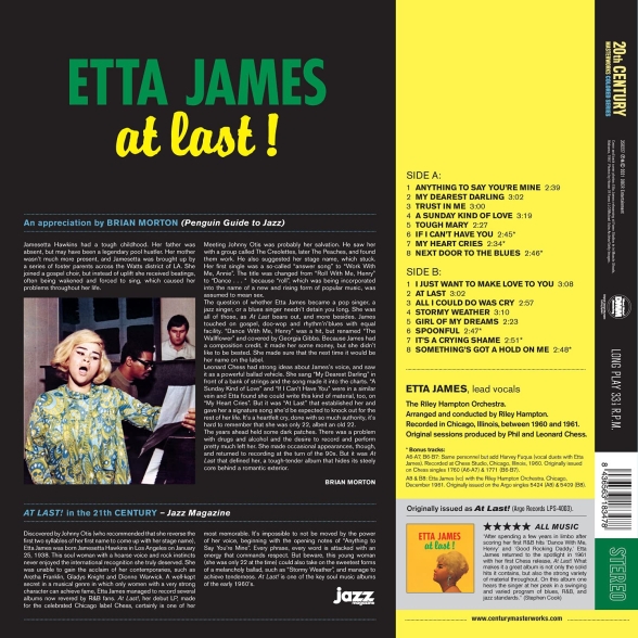 Etta James: At Last! (Limited Edition - Green Vinyl) - Plak Foto #2