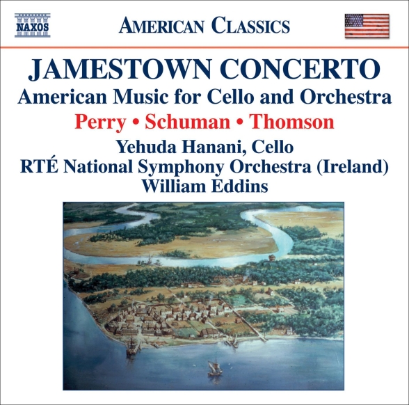 Yehuda Hanani: Perry, W.: Jamestown Concerto / Schuman, W.: A Song of Orpheus / Thomson, V.: Cello Concerto - CD Foto #1