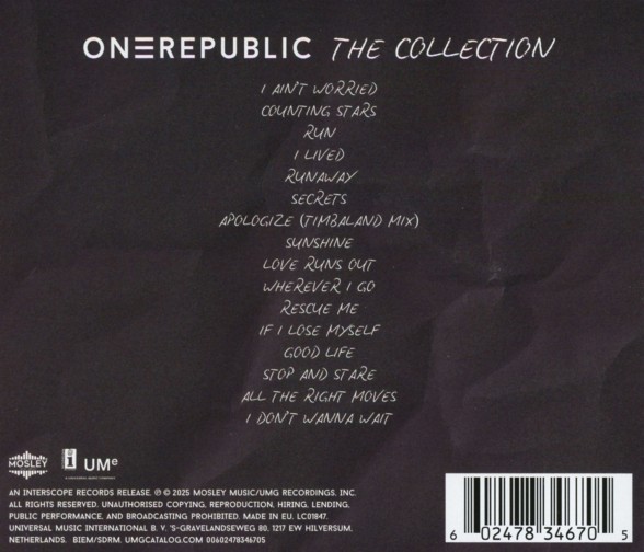 OneRepublic: The Collection - CD | Opus3a