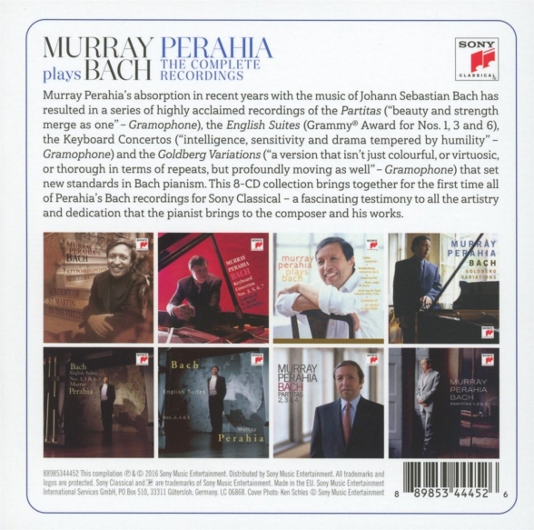 Murray Perahia Plays Bach - The Complete Recordings - CD Foto #3