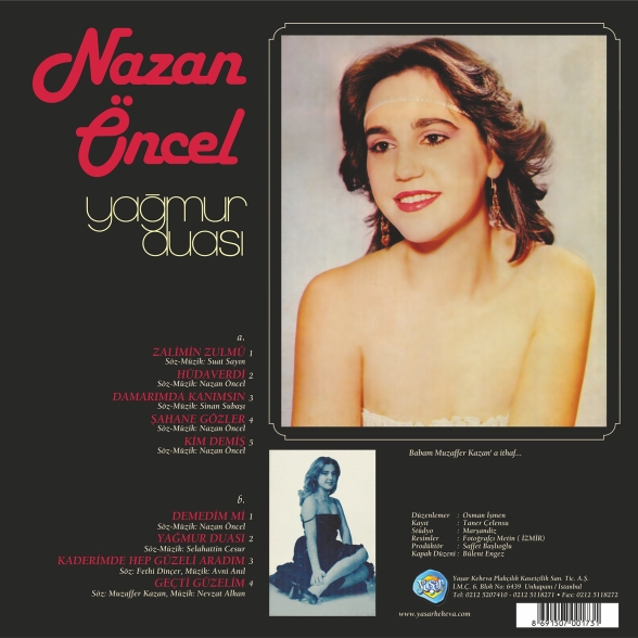 Nazan Öncel: Yağmur Duası - Plak Foto #2