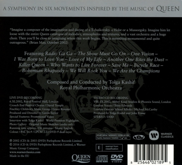 Tolga Kashif: The Queen Symphony - CD Foto #2