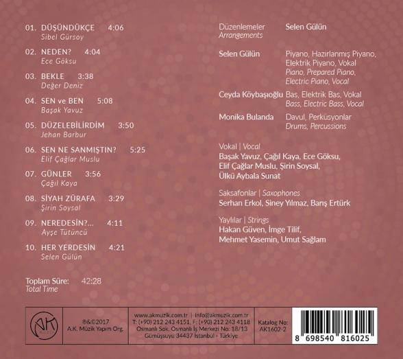 Selen Gülün: Kadınlar Matinesi - CD Foto #2