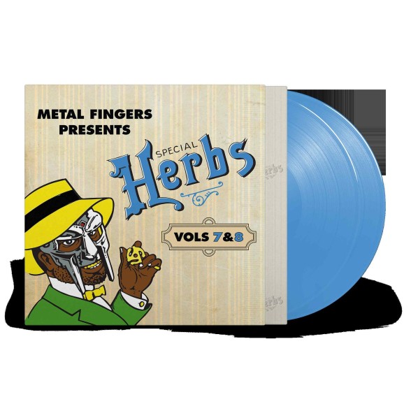 MF Doom: Metal Fingers Presents: Special Herbs Vol. 7 & 8 (Limited Indie Edition - Sky Blue Vinyl) - Plak Foto #2