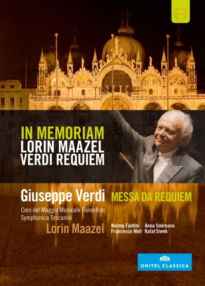 Norma Fantini, Francesco Meli, Rafal Siwek, Anna Smirnova, Symphonica Toscanini, Lorin Maazel: Verdi: Messa da Requiem - DVD Foto #1