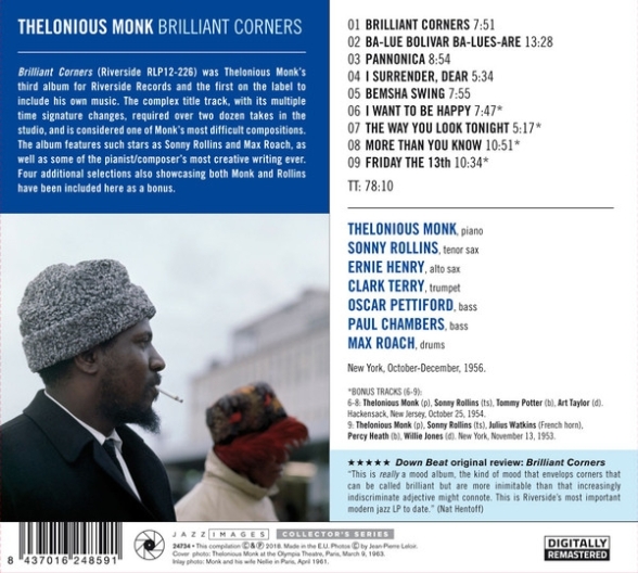 Thelonious Monk: Brilliant Corners - CD Foto #2