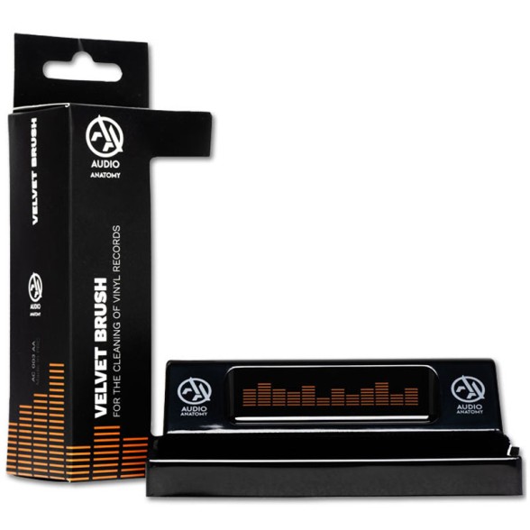 Audio Anatomy - Black Velvet Vinyl Brush Foto #1