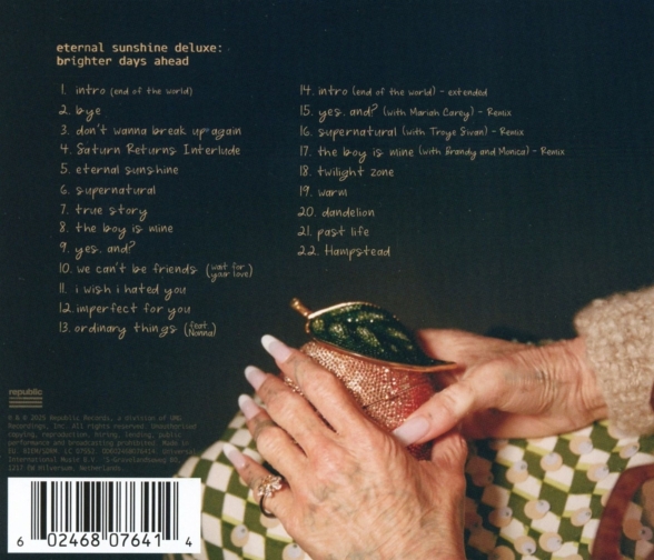 Ariana Grande: Eternal Sunshine Deluxe: Brighter Days Ahead - CD Foto #2