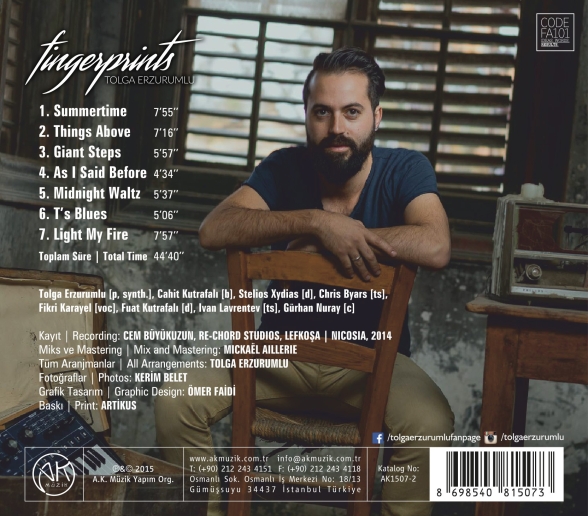 Tolga Erzurumlu: Fingerprints - CD Foto #2