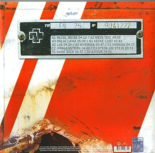 Rammstein: Reise, Reise (Remastered) - Plak | Opus3a