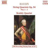 Franz Joseph Haydn, Kodály Quartet: Haydn: String Quartets Op. 54, Nos. 1- 3 - CD