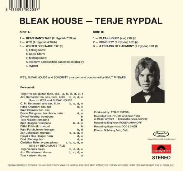 Terje Rypdal: Bleak House - Limited Edition. - CD Foto #2