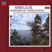 Lorin Maazel, Vienna Philharmonic Orchestra: Sibelius: Symphony № 1 / Karelia Suite - Plak