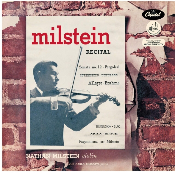Nathan Milstein: A Nathan Milstein Recital - Plak Foto #1