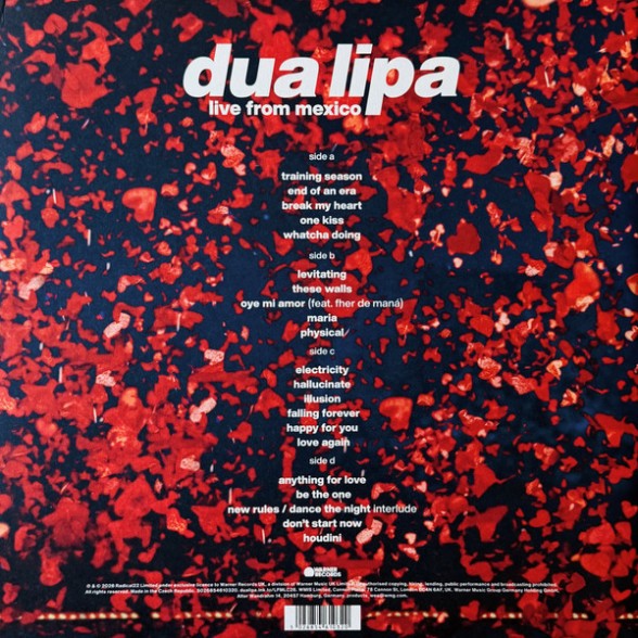 Dua Lipa: Live From Mexico (Black Ice Coloured Vinyl Edition) - Plak Foto #2
