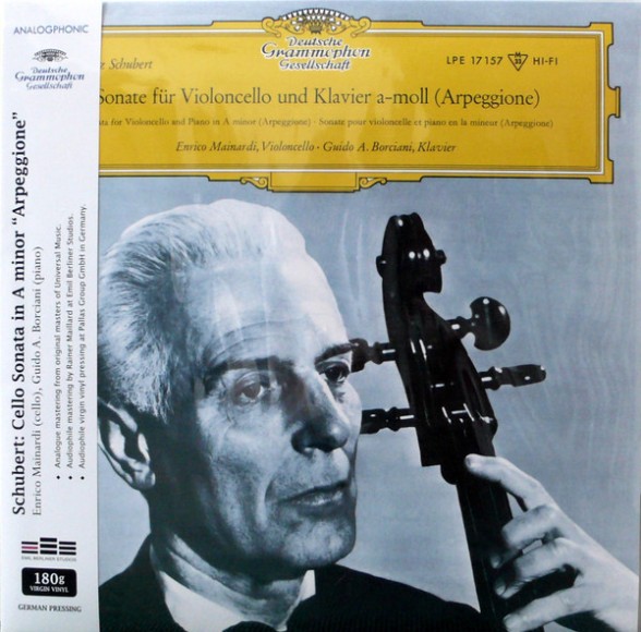 Alberto Borciani, Enrico Mainardi - Schubert: Sonate Für Violoncello Und Klavier a-moll
