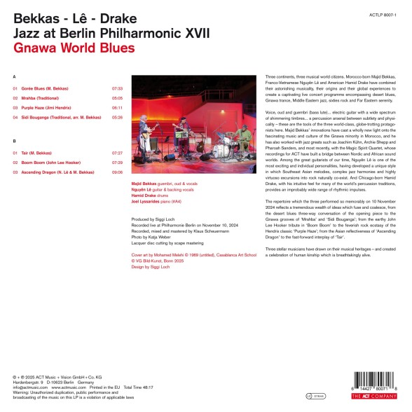 Majid Bekkas: Jazz At Berlin Philharmonic XVII - Gnawa World Blues - Plak Foto #2
