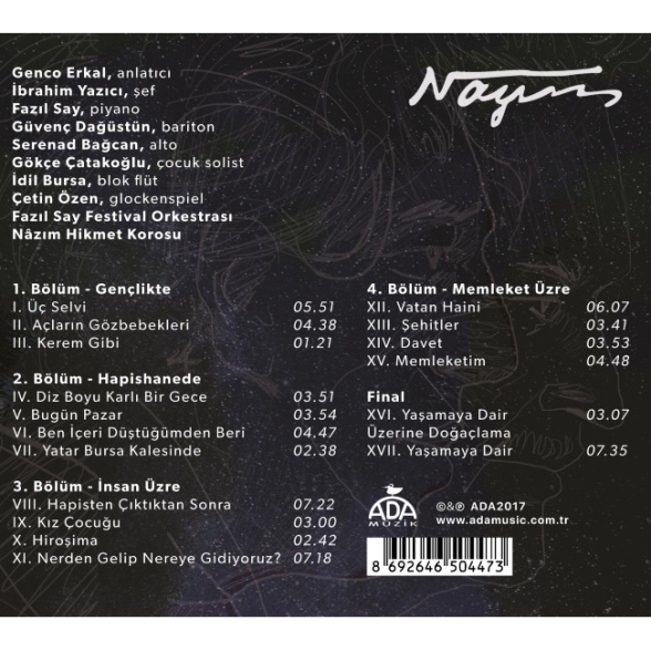 Fazıl Say: Nazım Oratoryosu - CD Foto #2