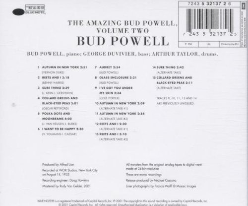 Bud Powell: The Amazing Bud Powell Vol. 2 - CD Foto #2