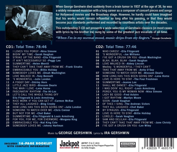 Çeşitli Sanatçılar: Jazz Vocalists Sing George Gershwin - CD Foto #2