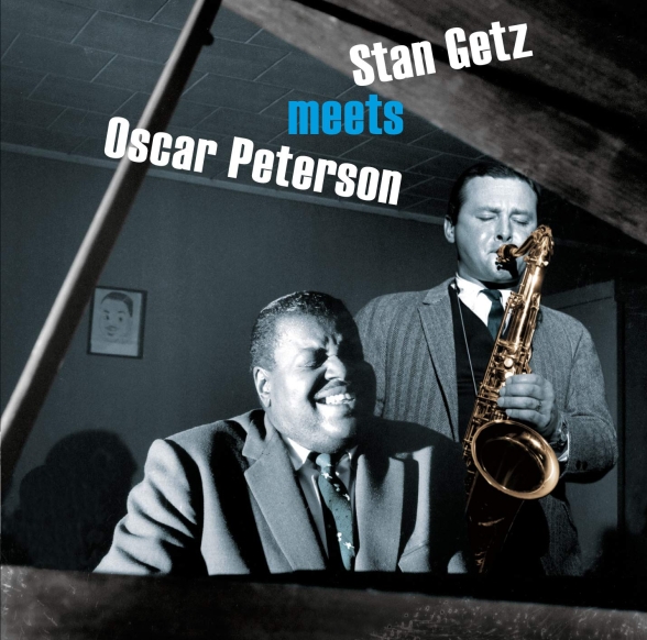 Stan Getz, Oscar Peterson: Stan Getz Meets Oscar Peterson (Limited Edition - Solid Orange Vinyl) - Plak Foto #1