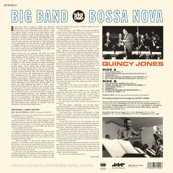 Quincy Jones: Big Band Bossa Nova - Plak Foto #2