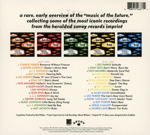 The Birth Of Bop - CD Foto #2