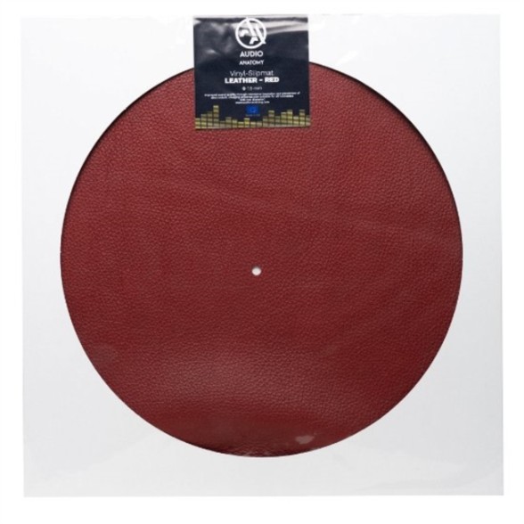 Audio Anatomy - Slipmat (Red Leather) Foto #1
