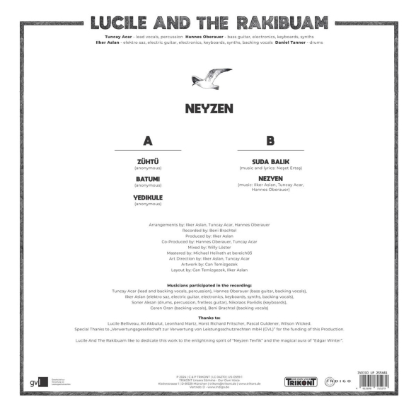 Lucile And The Rakibuam: Neyzen - Plak Foto #2
