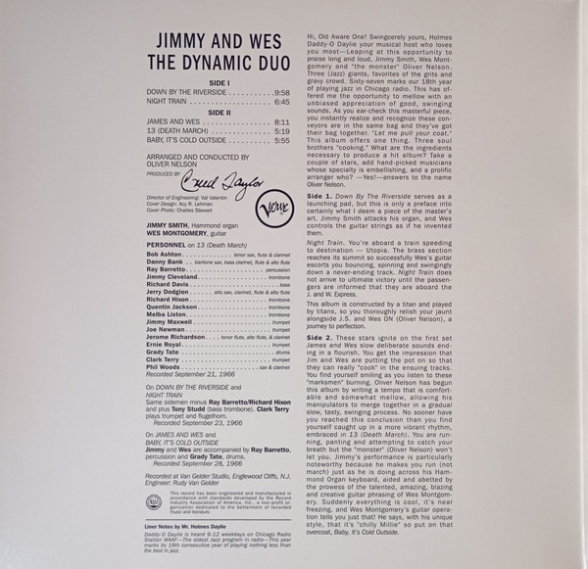 Jimmy Smith, Wes Montgomery: Jimmy & Wes: The Dynamic Duo - Plak Foto #3