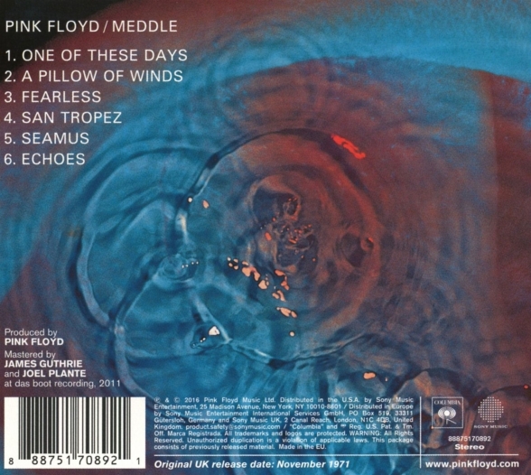 Pink Floyd: Meddle (Remastered) - CD Foto #2
